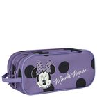 Girls Purple Minnie Mouse Disney Pencil Case ( 10cm ), 1, hi-res
