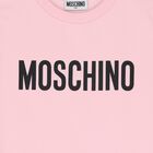 فستان بنات بالشعار باللون الوردي, 1, hi-res