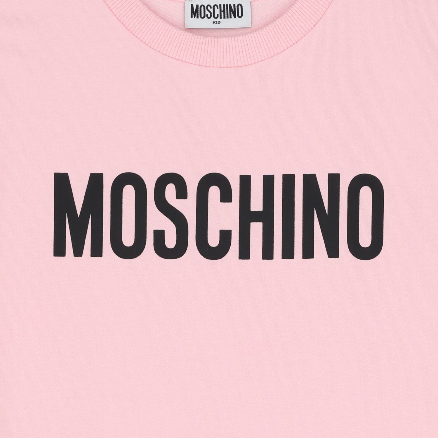 فستان بنات بالشعار باللون الوردي, 1, hi-res