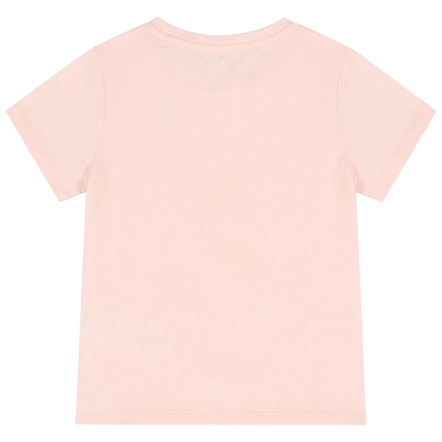 Girls Pink Teddy Bear Logo T-Shirt, 3, hi-res