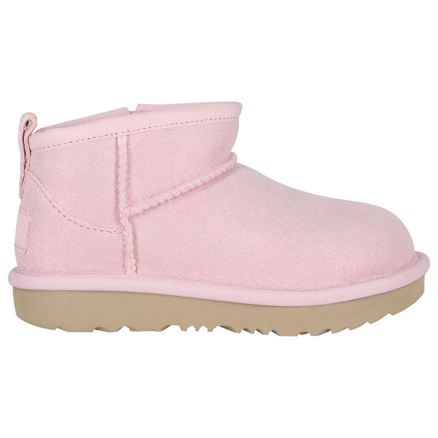 Younger Girls Pink Classic Ultra Mini Suede Boots, 2, hi-res