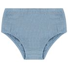 طقم بنات فستان باللون الأزرق, 2, hi-res