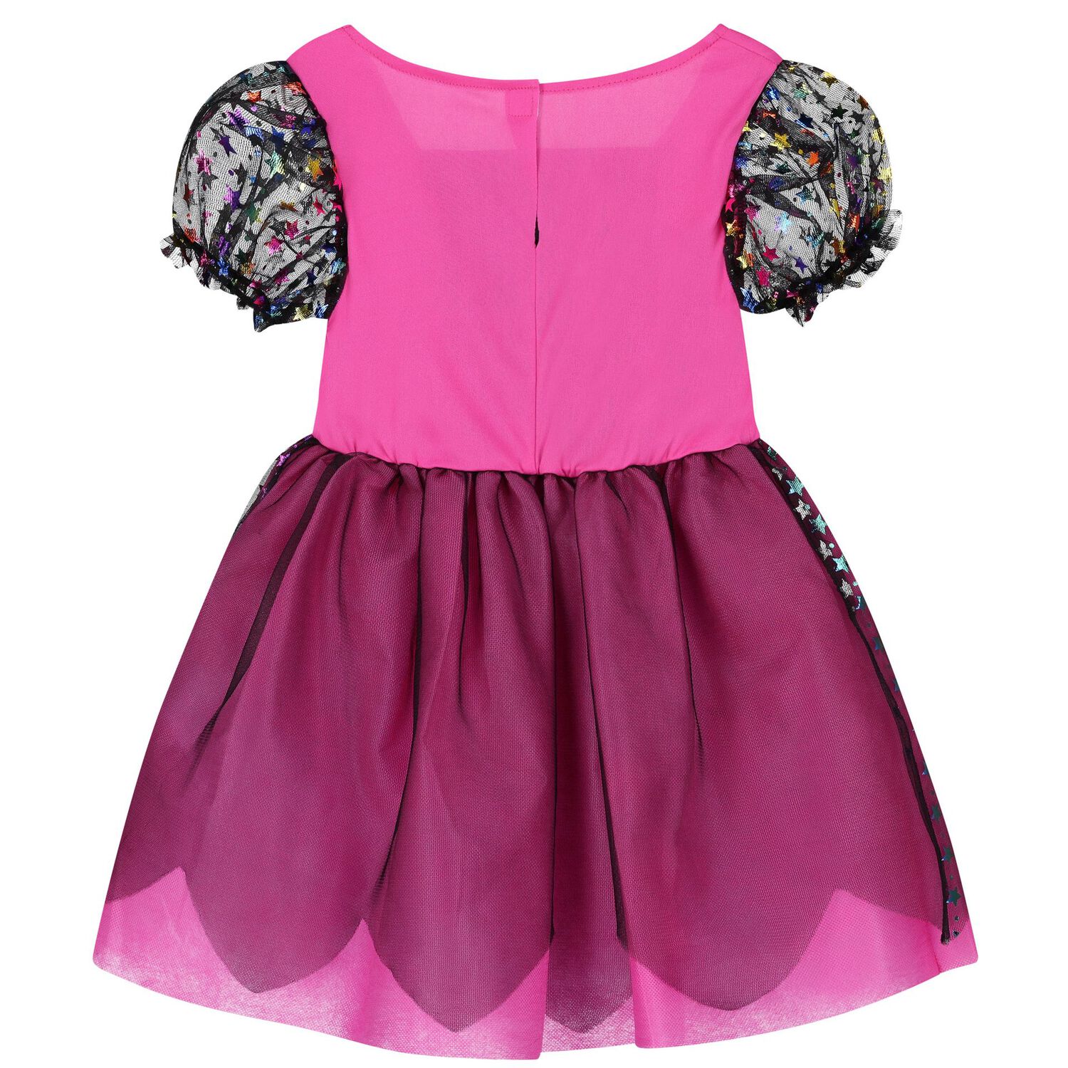 Girls Pink & Black Halloween Witch Costume, 1, hi-res image number null