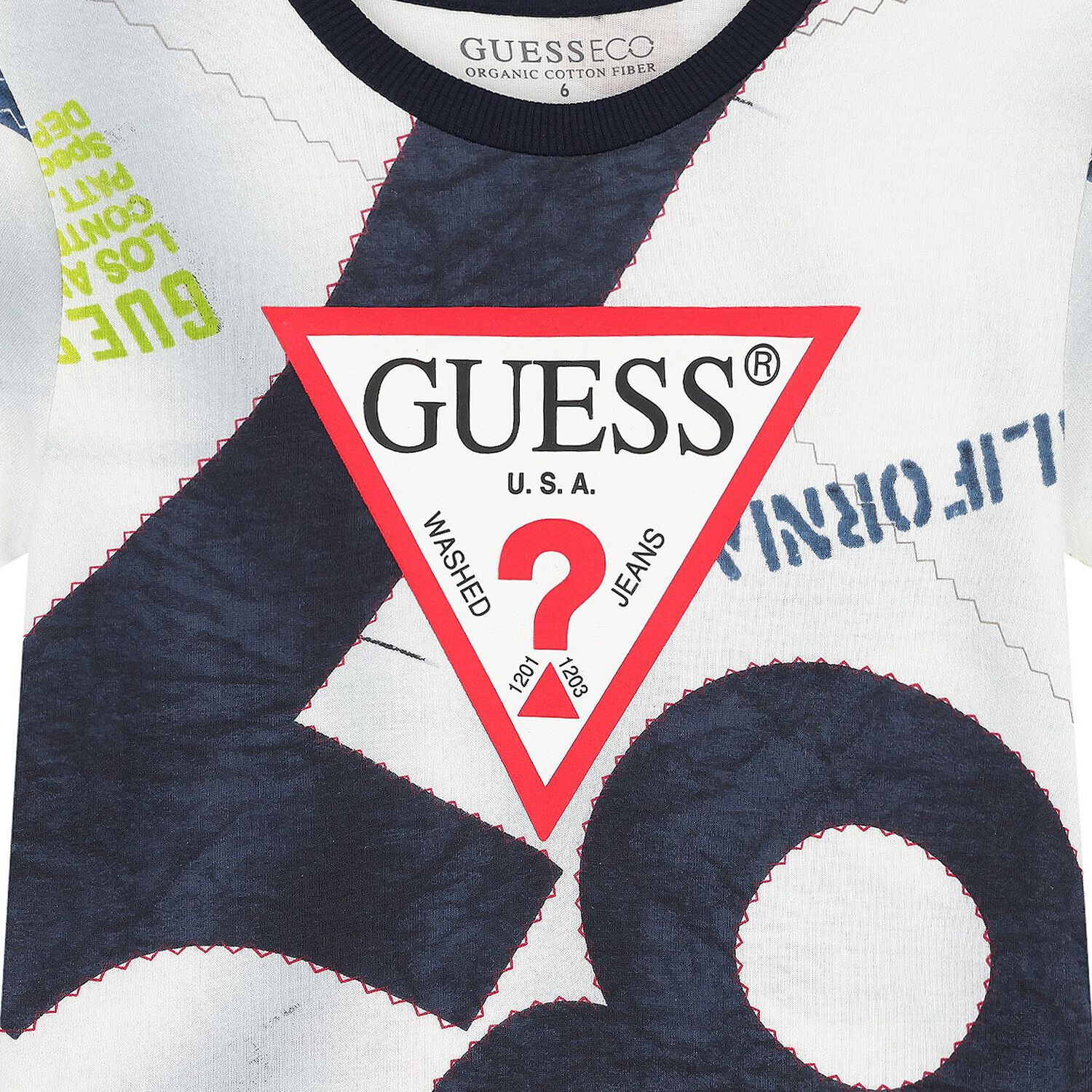 تيشيرت أولاد بالشعار متعدد الألوان , 3, hi-res image number null