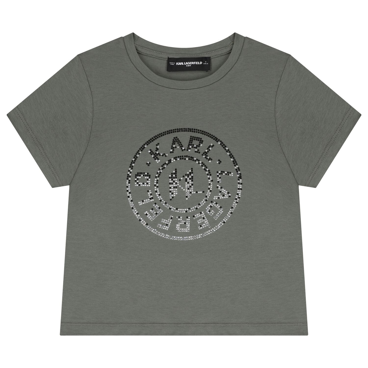 Girls Green Logo T-Shirt, 1, hi-res image number null