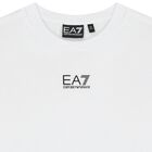 Boys White & Black Logo Shorts Set, 1, hi-res