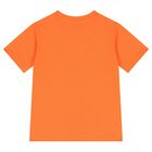 طقم شورت اولاد باللون الابيض والازرق والبرتقالى, 1, hi-res