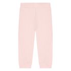 Baby Girls Pink & White Elephant Logo Tracksuit Set, 1, hi-res