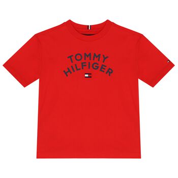 Boys Red Logo T-Shirt