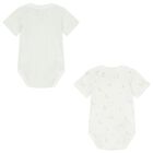 Ivory & Grey Bodysuits ( 2-Pack ), 1, hi-res