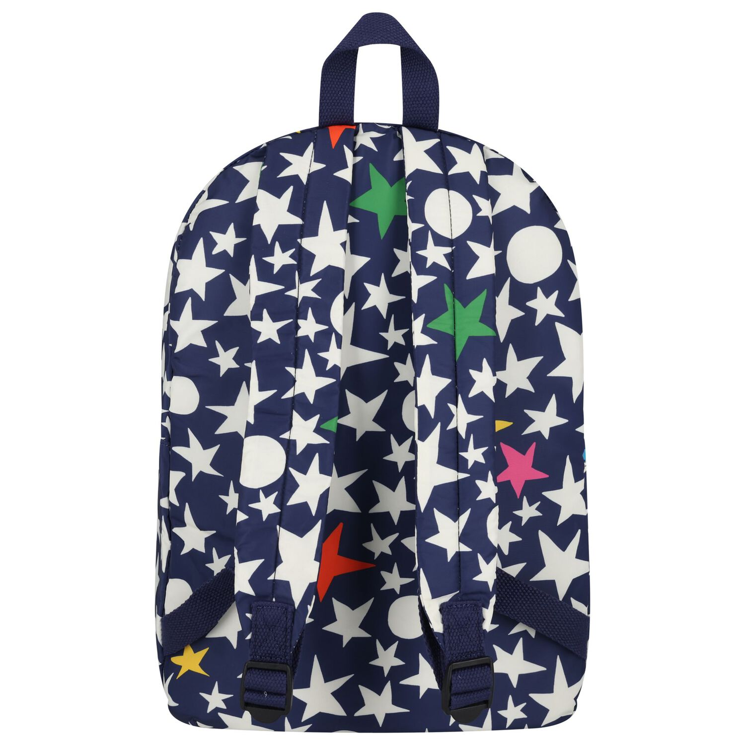 Navy Blue & White Star Backpack, 1, hi-res