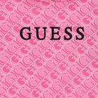 Girls Pink Logo Hooded Top, 2, hi-res