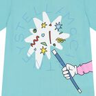 Boys Aqua Blue Magic Wand T-Shirt, 1, hi-res