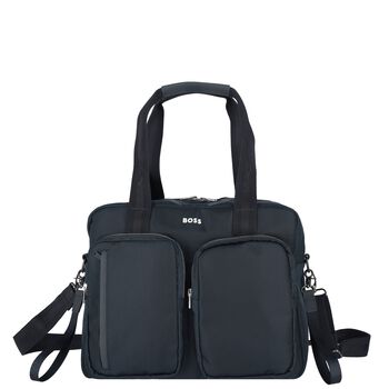 Navy Blue Logo Baby Changing Bag
