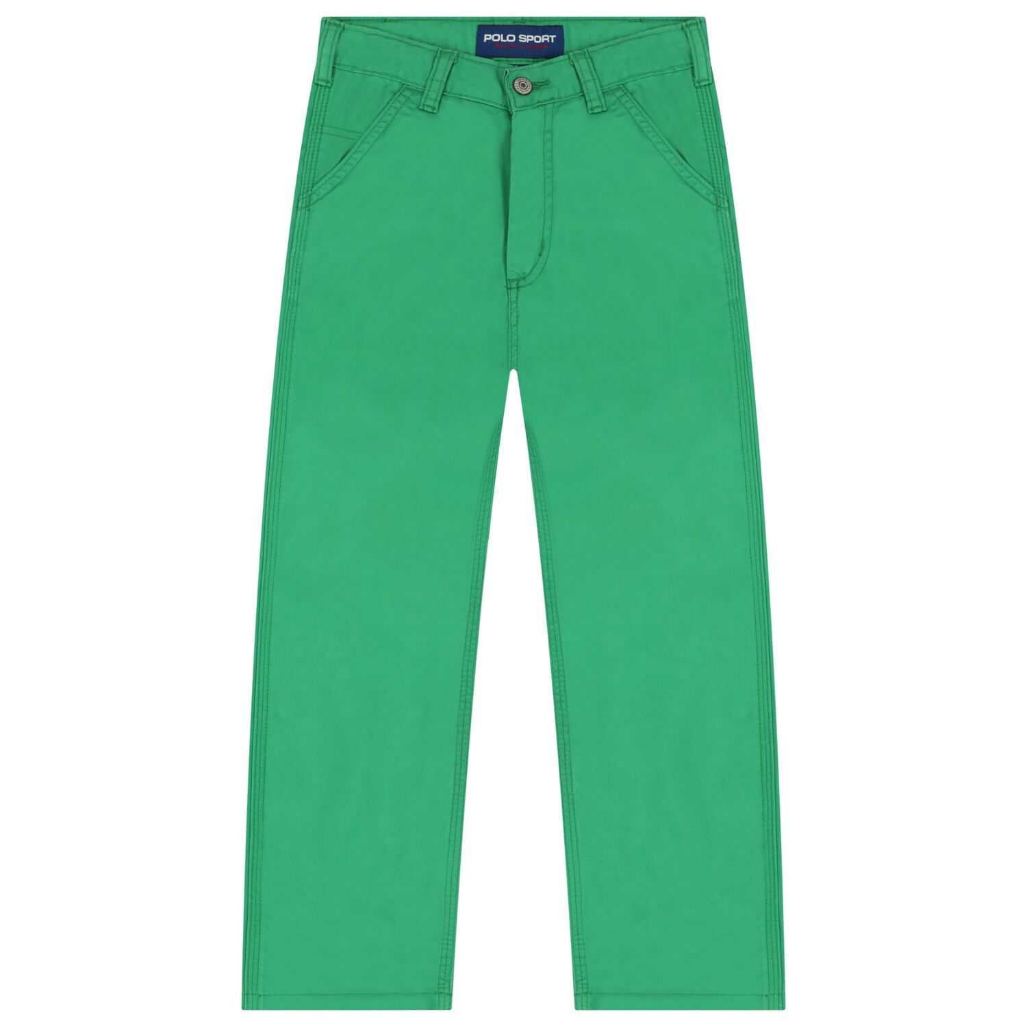 Boys Green Logo Jeans, 1, hi-res