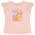 Girls Pink Flower T-Shirt, 1, hi-res