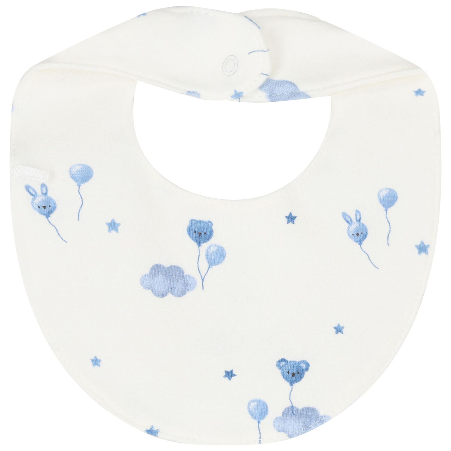 Baby Girls White & Blue Balloon Babygrow Gift Set, 2, hi-res