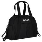 Black Logo Baby Changing Bag, 1, hi-res