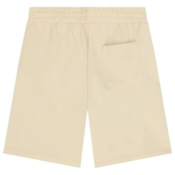 Boys Ivory Tiger Logo Shorts
