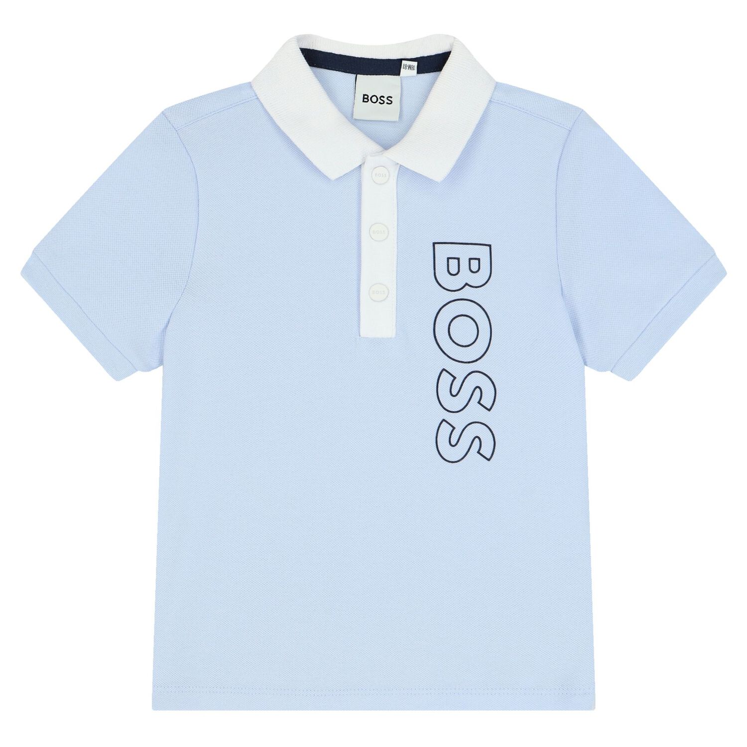 Baby Boys Navy Blue & Blue Logo Shorts Set, 2, hi-res image number null