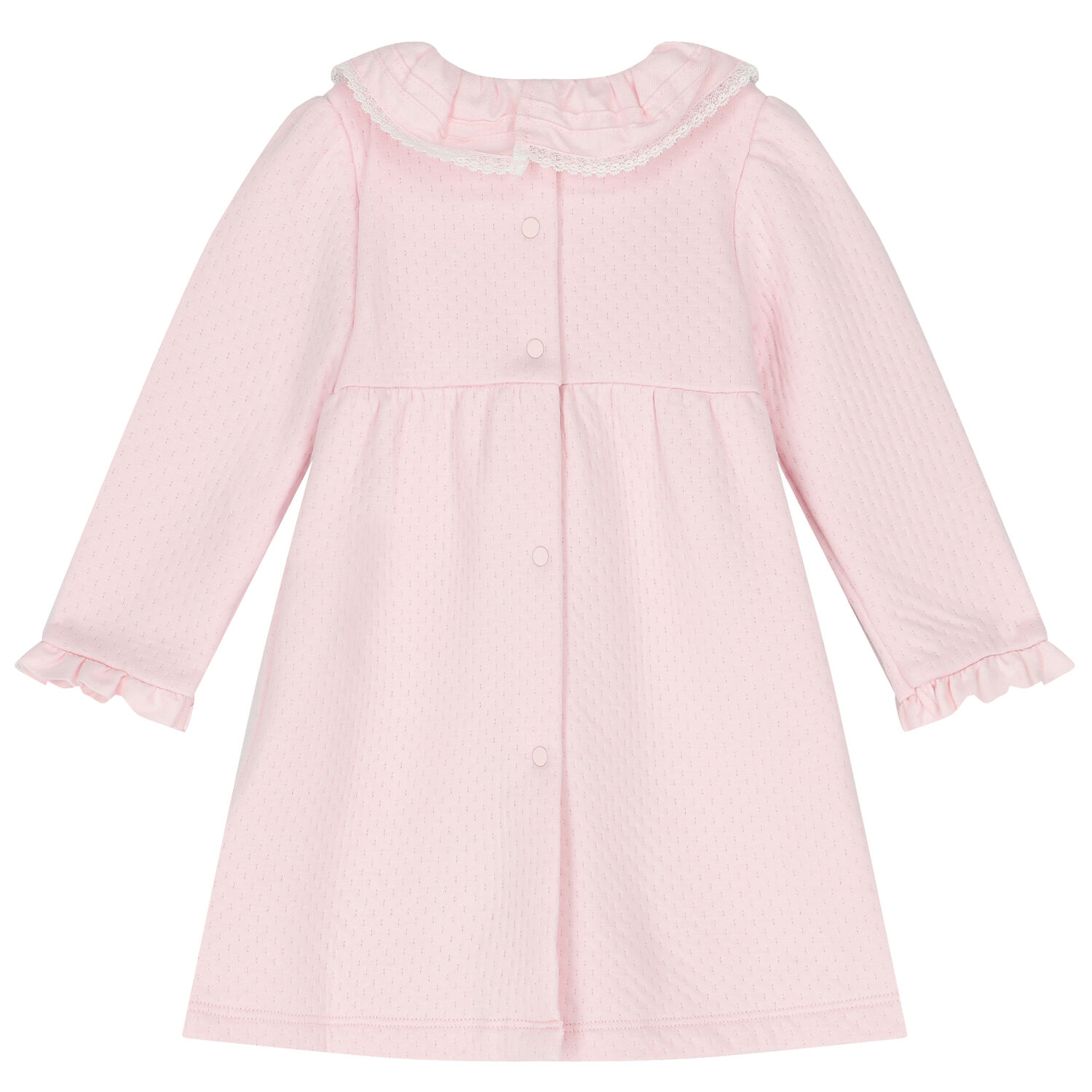 Baby Girls Pink Dress, 1, hi-res