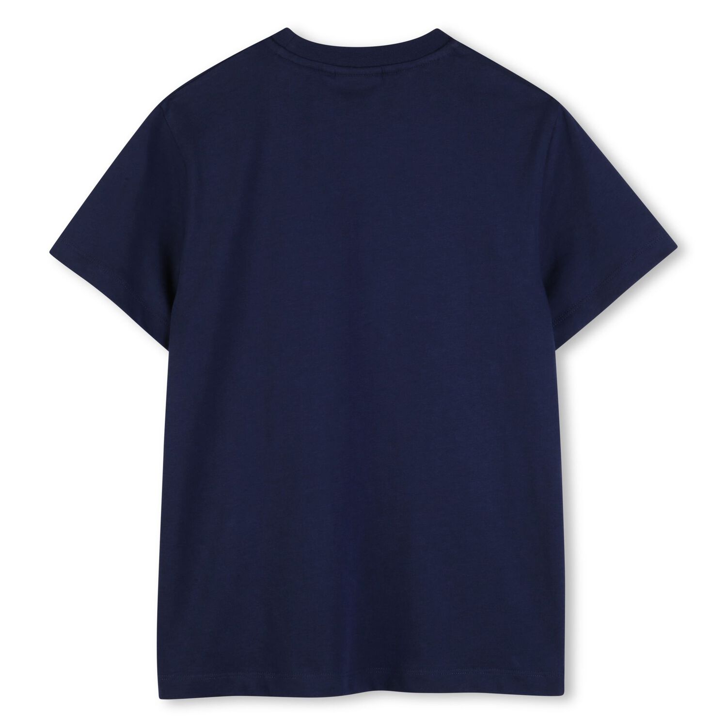 Boys Mini Me Navy Blue Logo T-Shirt, 2, hi-res