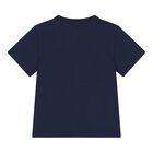 Baby Boys Navy Blue Polo Bear T-Shirt, 1, hi-res