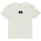 Baby Boys Ivory Logo Tracksuit, 1, hi-res