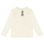 Girls Ivory Logo Disney Long Sleeve Top, 1, hi-res