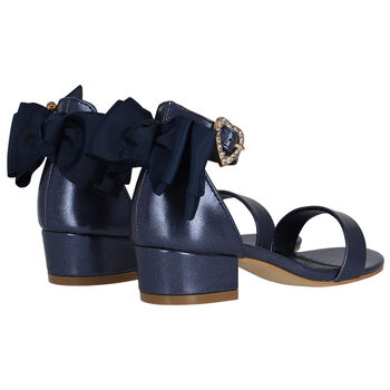 Girls Navy Blue Sandals