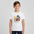 Boys White Logo T-Shirt, 1, hi-res