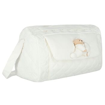 White Teddy Bear Baby Changing Bag