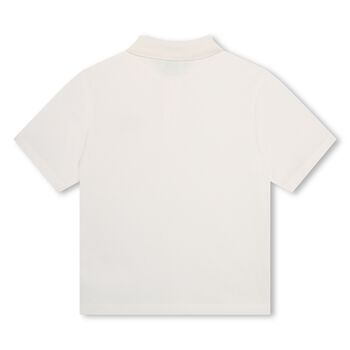 Boys Ivory Logo Polo Shirt