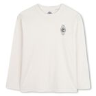 Boys Navy Blue & White Long Sleeve Top ( 2-Pack ), 1, hi-res