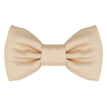 Girls Beige Bow Hairclip