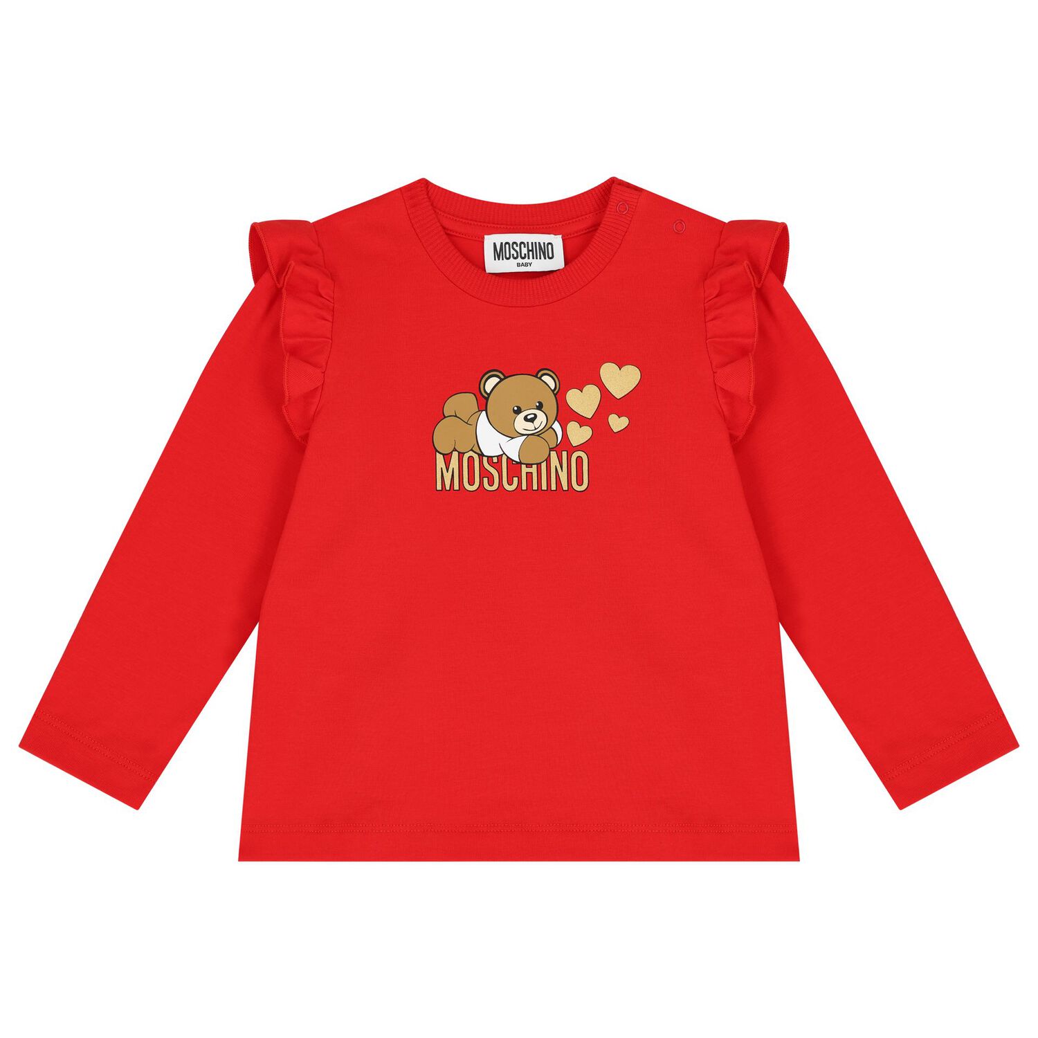 طقم بنات ليغنز بشعار تيدي  باللون الأحمر و العاجي  , 1, hi-res image number null