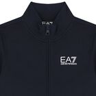 Boys Navy Blue Logo Tracksuit, 1, hi-res