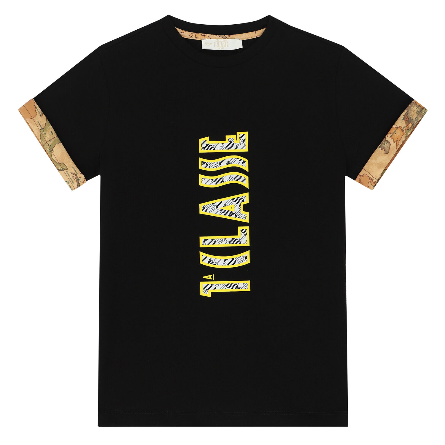 Boys Black Logo T-Shirt, 2, hi-res