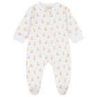  White Teddy Bear Babygrow Gift Set, 1, hi-res