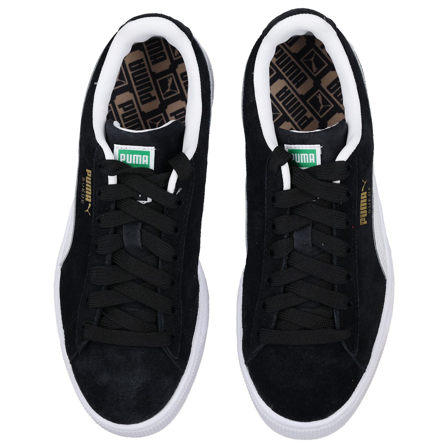 Black Suede Classic Trainers, 1, hi-res