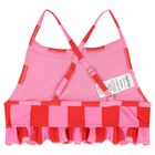 Girls Pink & Red Striped Bikini, 1, hi-res