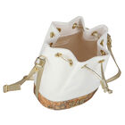 Girls White Logo Shoulder Bag, 1, hi-res