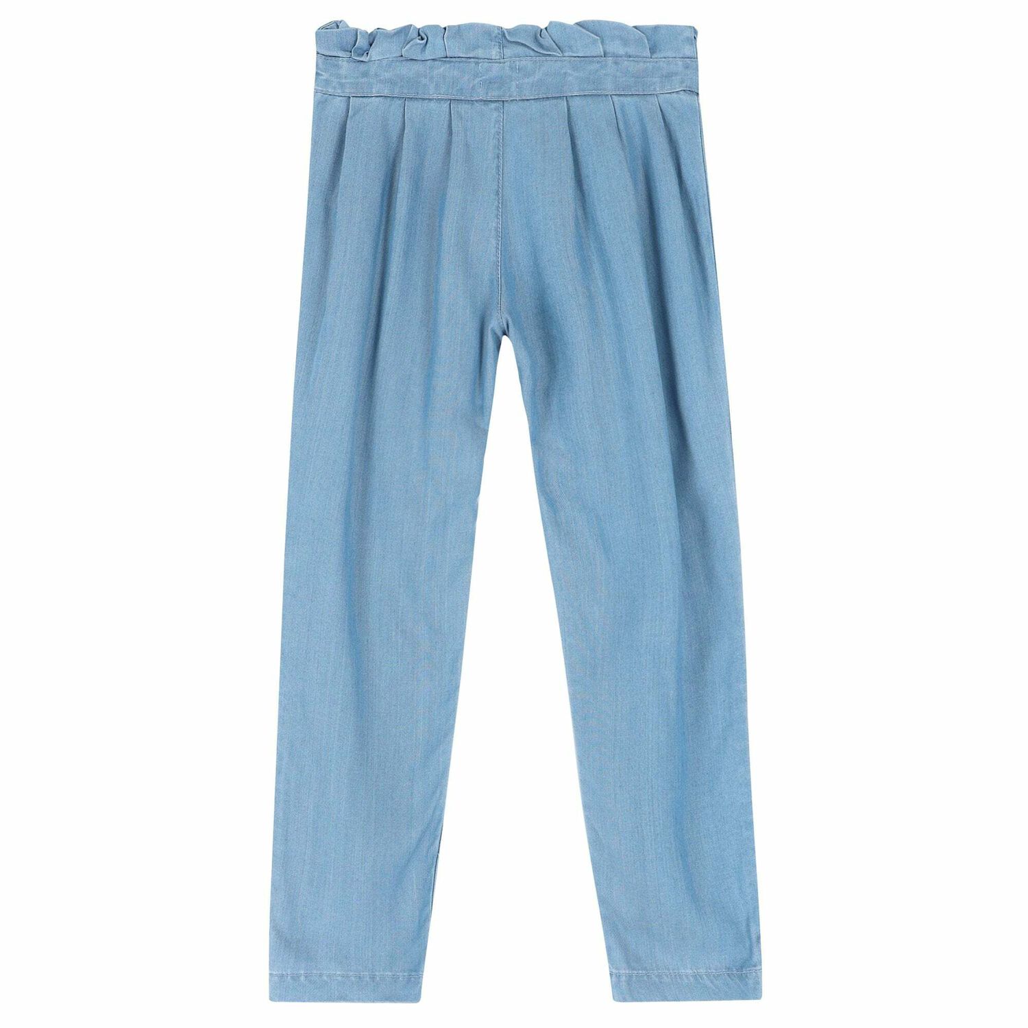Girls Blue Logo Trousers, 1, hi-res