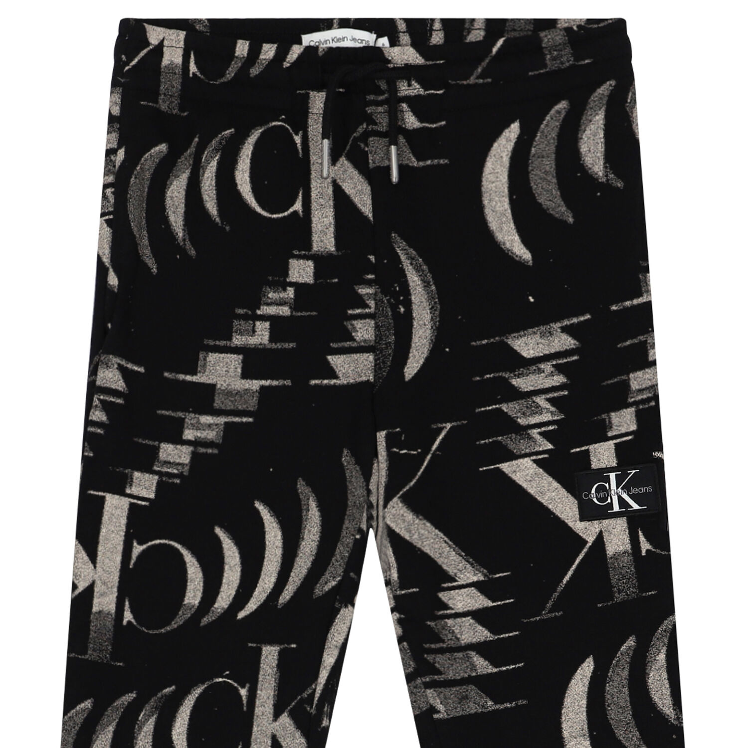 Boys Black Logo Joggers, 1, hi-res