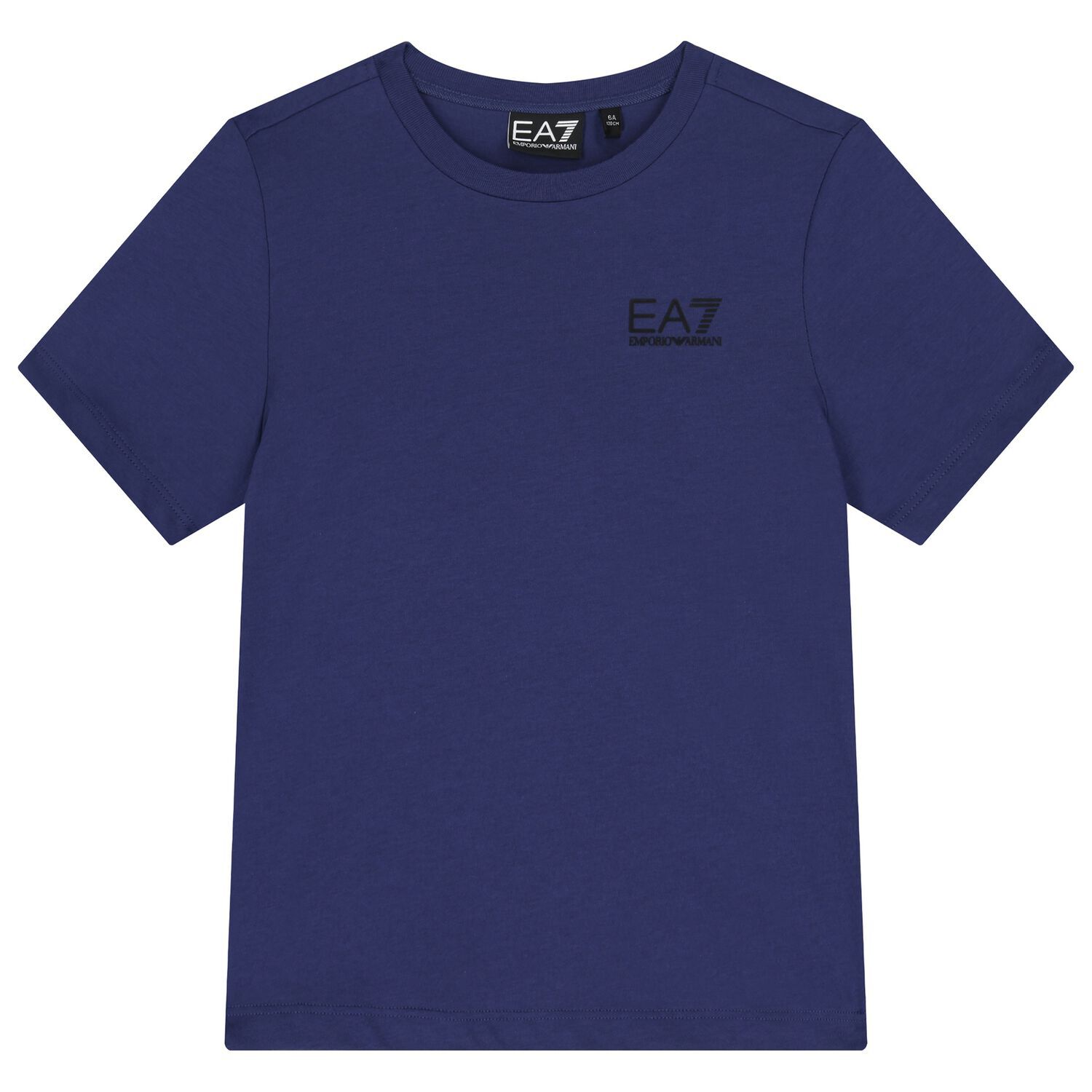 تي شيرت بالشعار باللون الأزرق للأولاد, 8, hi-res