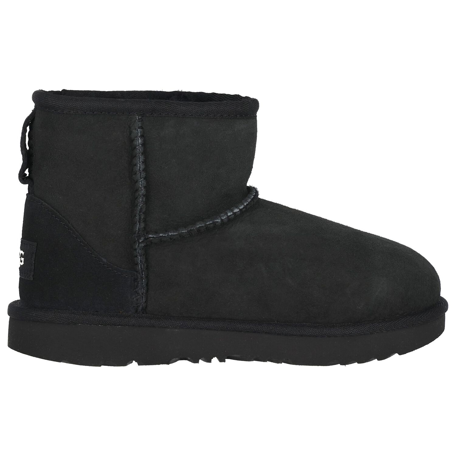 Black Classic Mini II Suede Boots, 1, hi-res