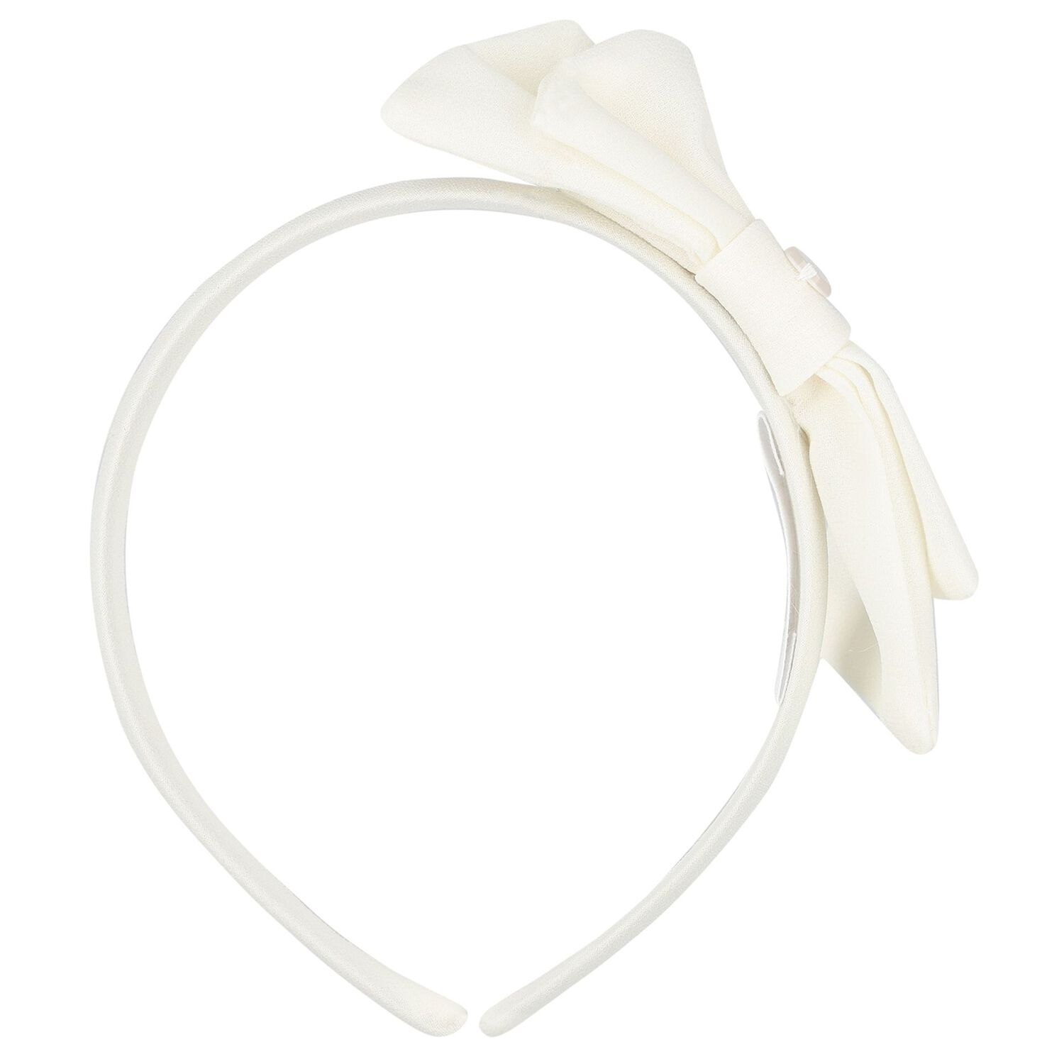 Girls Ivory Chiffon Headband, 1, hi-res image number null