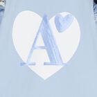 Girls Blue Logo Swirl Leggings Set, 1, hi-res