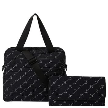 Black Logo Baby Changing Bag