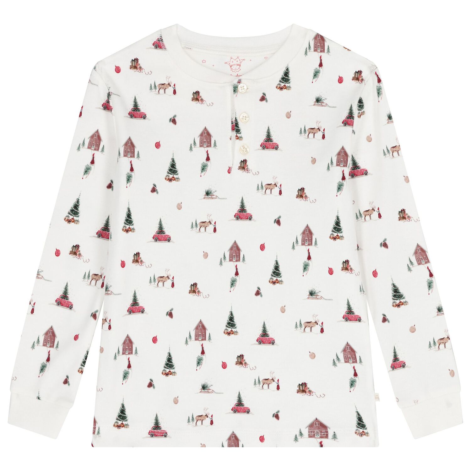 Ivory Christmas Tree Pyjamas , 1, hi-res image number null